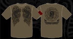 1119SK 登龍門Sand Khaki 和柄Tシャツ